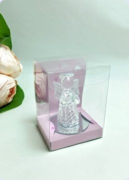 Cam Melek Gümüş (Pembe Asetat Kutulu)