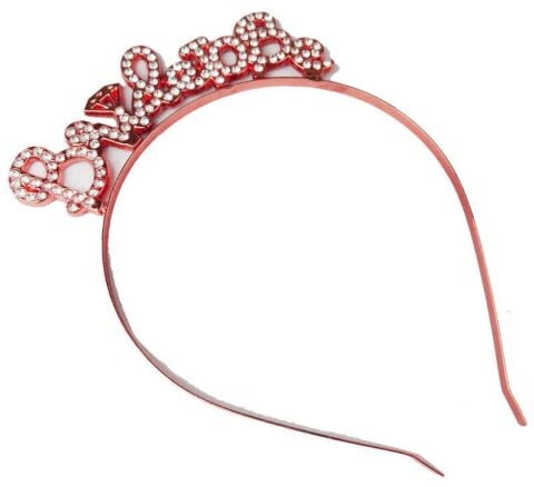 TAÇ METAL TAŞLI BRIDE TO BE ROSE PK:1