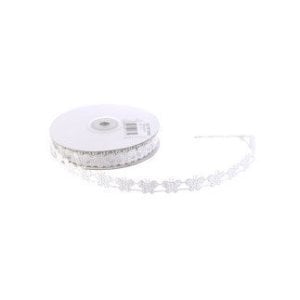 KURDELA KELEBEKLİ SİMLİ 2CM BEYAZ