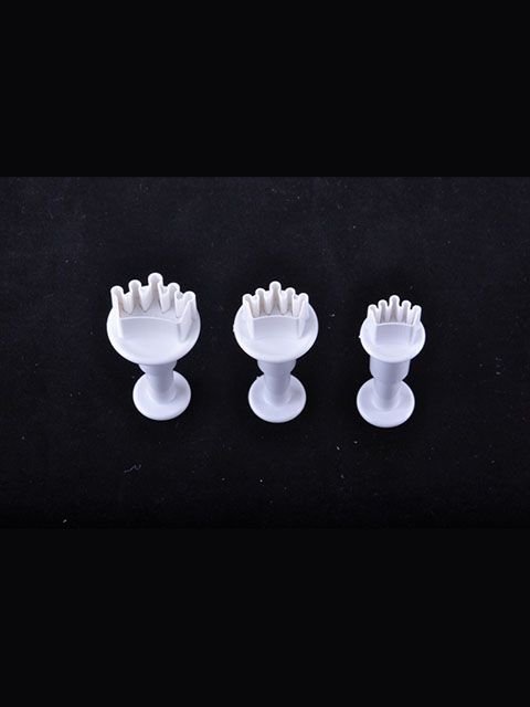 kraliçe tacı basmalı 3'lü mini kopat