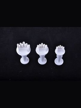 kraliçe tacı basmalı 3'lü mini kopat