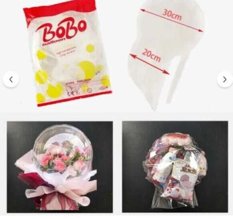 BALON ŞEFFAF (BOBO) ÇİFT AĞIZLI 30 İNC PK:10