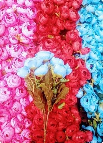 Soft Şakayık Demet / Buket Yapay Çiçek