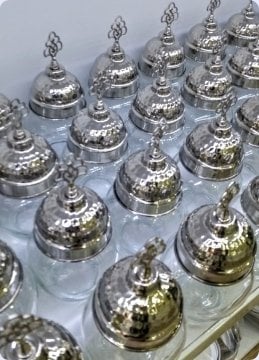 60 LI Metal Tepelikli Kuruyemişlik Büyük Cam Kavanoz 10 lu