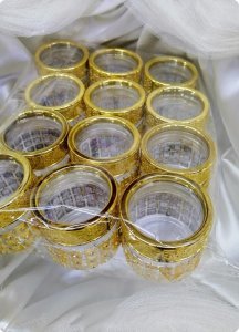 Pvc Kristal taşlı Çevir Kapak Kavanoz