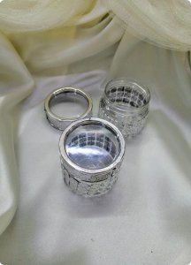 Pvc Kristal taşlı Çevir Kapak Kavanoz