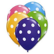 10 Lu Puantiye Baskılı 12'' inç Balon Pakedi
