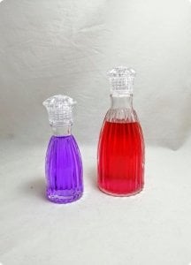 Yeni çizgili taç kapaklı şişe (2 boy)