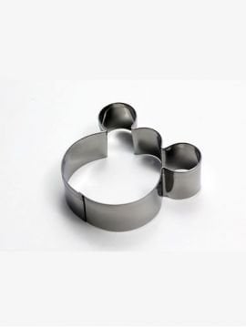 mickey mouse modeli kurabiye kalıbı metal