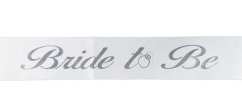 KUŞAK KURDELA BRIDE TO BE GÜMÜŞ PK:2MT KL:200