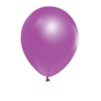 BALON METALİK DÜZ 12 İNC LİLA PK:100 KL:50