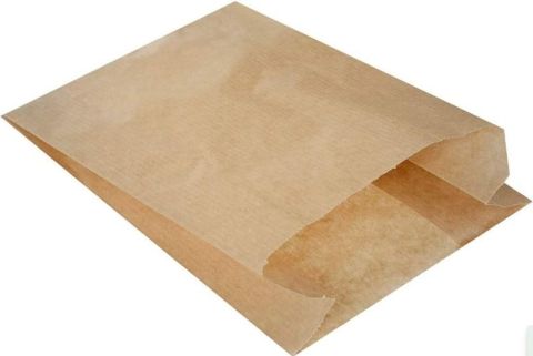 12x28 cm Kraft (Şamua) Dipsiz Kese Kağıdı