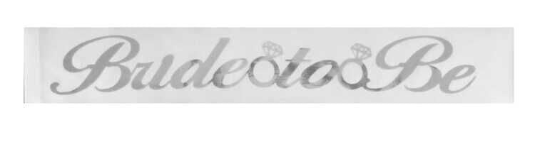 KUŞAK KURDELA BRIDE TO BE BEYAZ GÜMÜŞ PK:1.5 MT