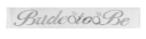 KUŞAK KURDELA BRIDE TO BE BEYAZ GÜMÜŞ PK:1.5 MT