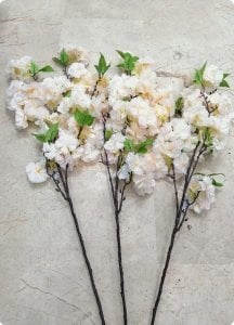 Bahar dalı uzun saplı yapay çiçek