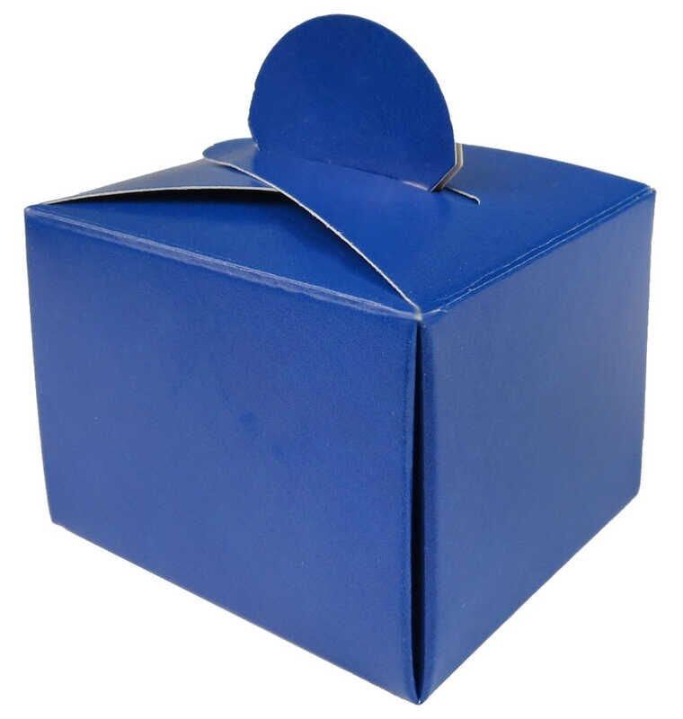 25 Lİ LOKUMLUK KARTON KUTU LACİVERT