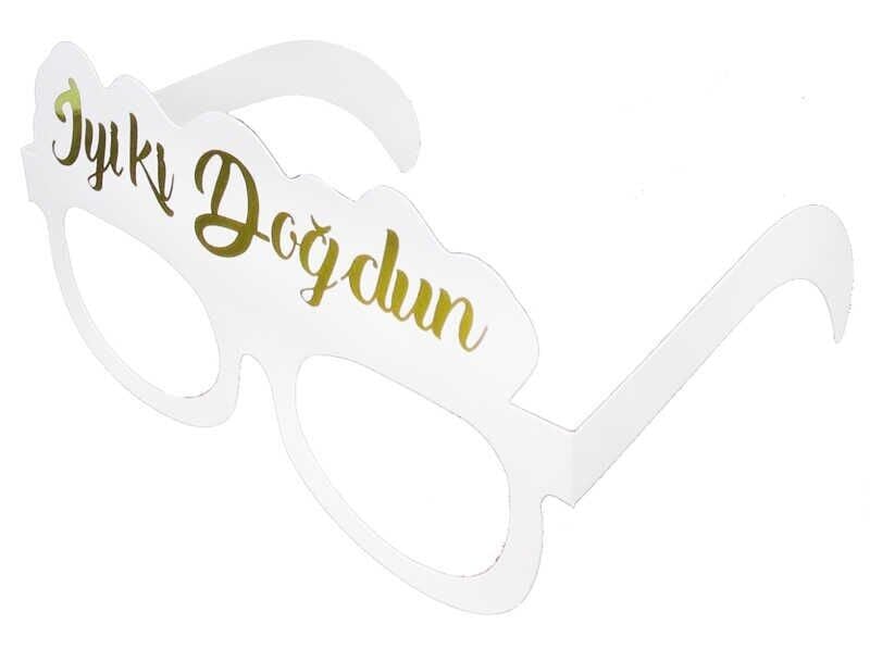 GÖZLÜK MASKE VARAK  İYİKİ DOĞDUN ALTIN PK:8 KL:300