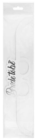 GÖZLÜK MASKE VARAKLI BRIDE TO BE GÜMÜŞ PK:8 KL:300