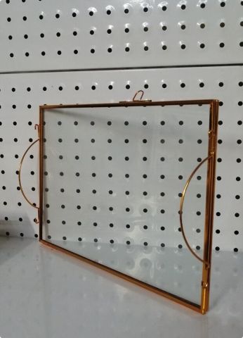 Çift Katlı Metal Kenar Tepsi