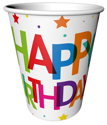 8 Lİ BARDAK HAPPY BIRTHDAY SUPERSTAR 220/240cc