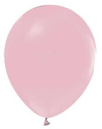 BALON DÜZ PASTEL(MAKARON) 12 İNC PEMBE  PK:100