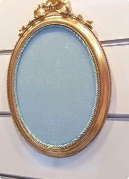 45 cm Büyük İnce Kenar Altın Çerçeve (Kapi Susu / Karşılama Pano)