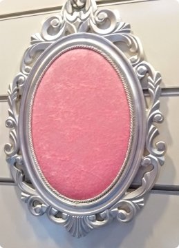 45 cm Büyük Gümüş Çerçeve (Kapi Susu / Karşılama Pano)