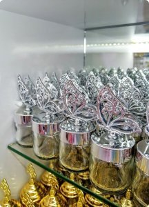 20 li Pvc Kelebek Tepelikli 40 cc Cam Kavanoz