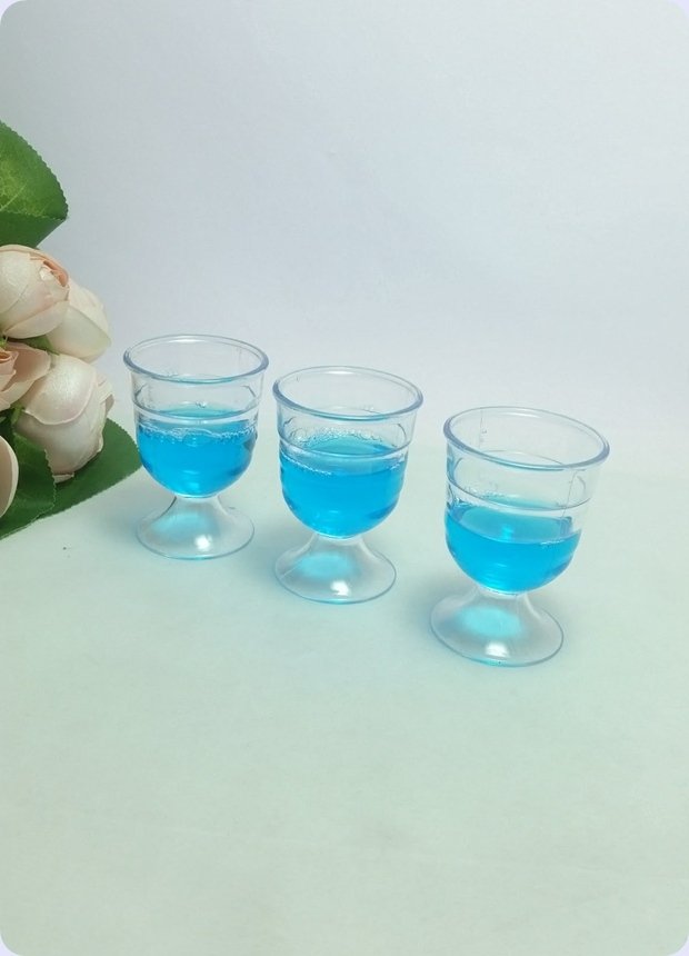 12 Li Mika Renkli Şerbet / Lohusa Mini Bardak/Bardağı
