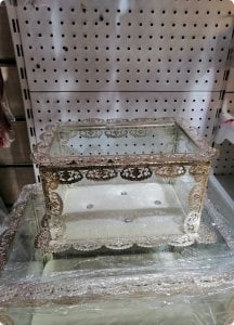 İkili Metal Kenar işlemeli Sandık Takımı