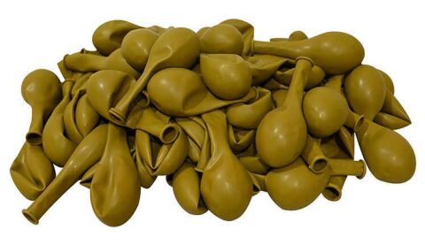 BALON DÜZ 12 İNC HARDAL RENGİ PK:100 KL:50