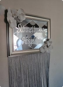 Süslü Sünnetimize Hoşgeldiniz Çerçeve Kapı Süsü