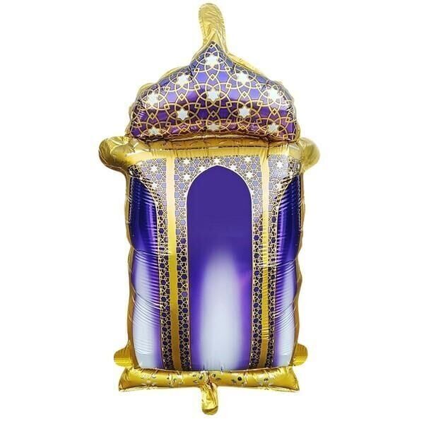 18 inç kandil figürü Ramazan dekorlu folyo balon 59.5×58cm