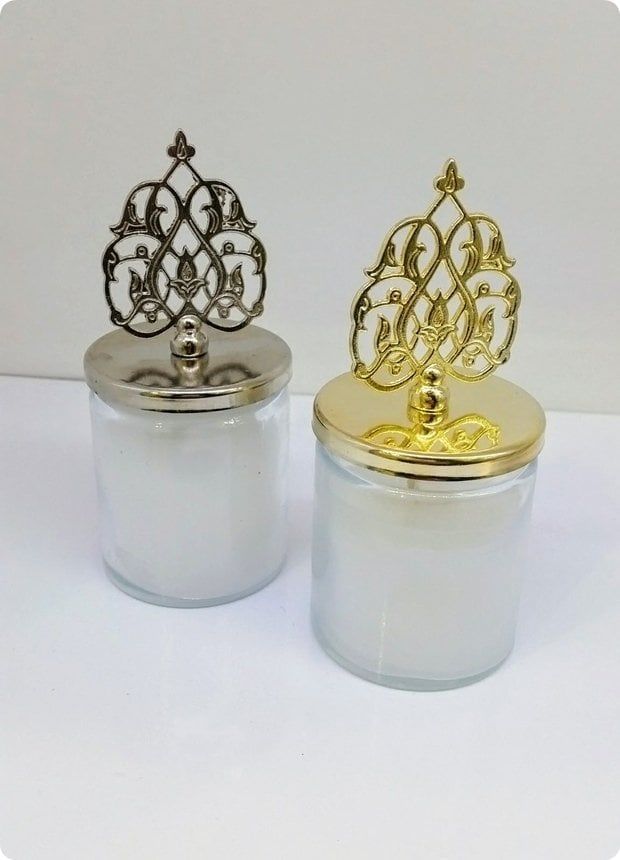 1 Pk B.Kavanoz Mum (Metal Güneş Tepelikli)