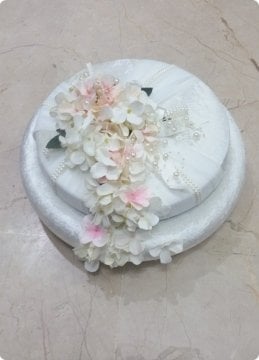 Kadife Süslü Büyük Kutu