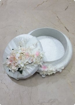 Kadife Süslü Büyük Kutu