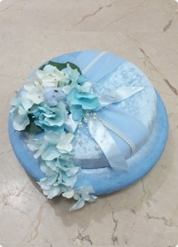 Kadife Süslü Büyük Kutu