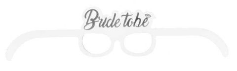 GÖZLÜK MASKE VARAKLI BRIDE TO BE GÜMÜŞ PK:8 KL:300