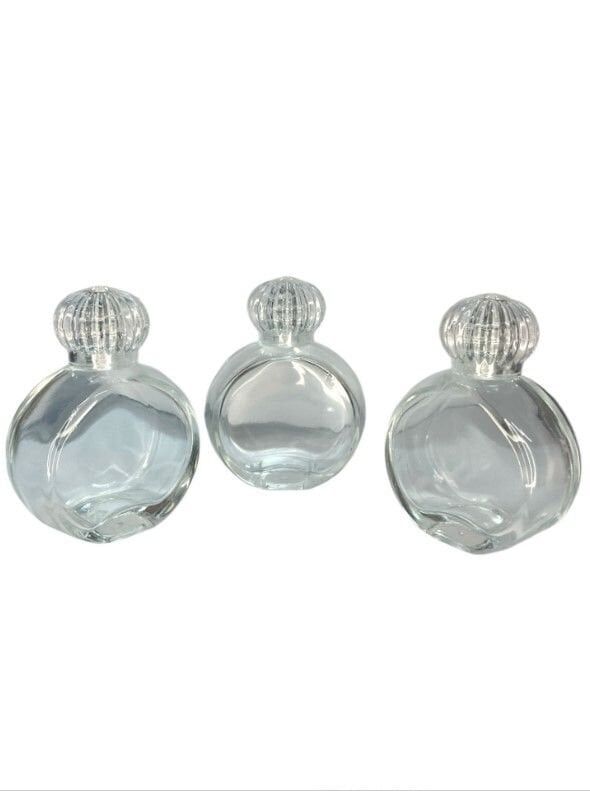 50 Cc Yuvarlak Cam Şişe (Koli ile)