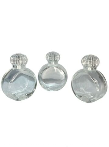 50 Cc Yuvarlak Cam Şişe (Koli ile)