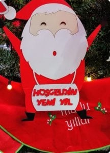 Ahşap Noel baba