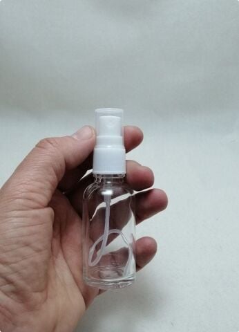 50 cc Spreyli / Fısfıslı Cam Kolonya Şişesi(Kopya)