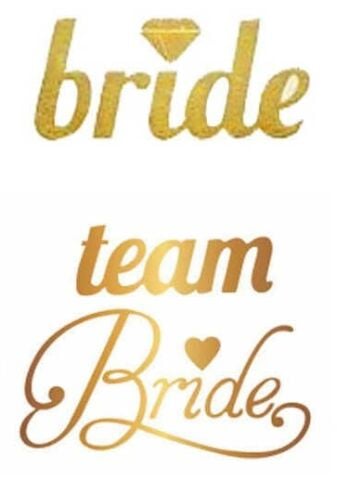 DÖVME TEAM BRIDE KALPLİ VARAKLI ALTIN PK:12