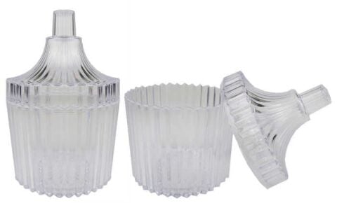 KUTU ŞEKERLİK KÜÇÜK AKRİLİK ŞEFFAF PK:25 KL:600