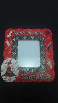 magnetli çerçeve kına geceme hoşgeldiniz