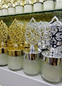 20 li Pvc Tuğra Tepelikli Mumlu Cam Kavanoz