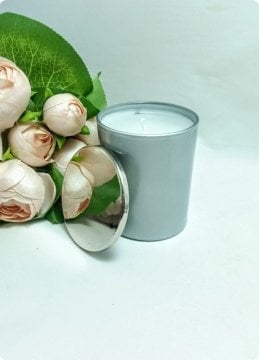 20 Li İçi Mumlu Büyük Boy Delikli Kapaklı Cam Bardak 180 cc
