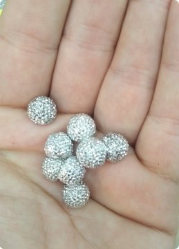 100 Lü Pvc Yuvarlak Süsleme Objesi