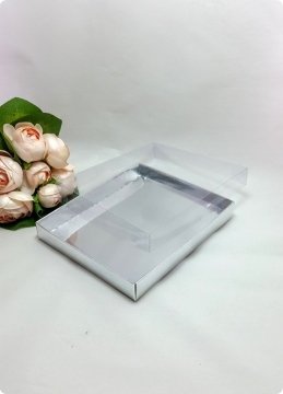 18x15x3 Cm Altı Karton, Üstü Asetat / Şeffaf Kapaklı Yasin Kutu 20 Li