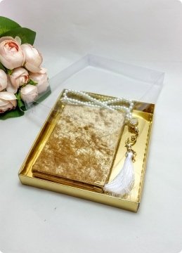 18x15x3 Cm Altı Karton, Üstü Asetat / Şeffaf Kapaklı Yasin Kutu 20 Li